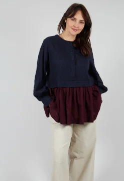 Eka Tops^Helen Top in Blue Multicolour