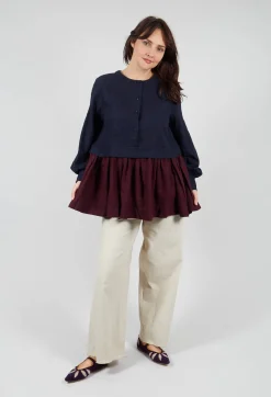 Eka Tops^Helen Top in Blue Multicolour