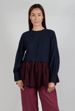 Eka Tops^Helen Top in Blue Multicolour