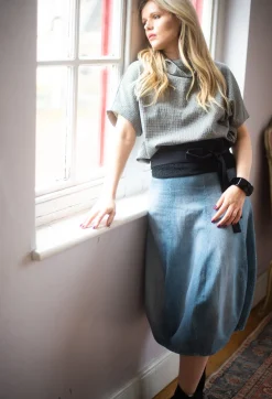 Elemente Clemente Skirts^Helke Skirt in Denim