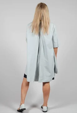 Aequamente Dresses^Hemmed Shift Dress in Ghiaccio