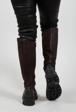 Lofina Boots^High Boots in Gasoline Moro