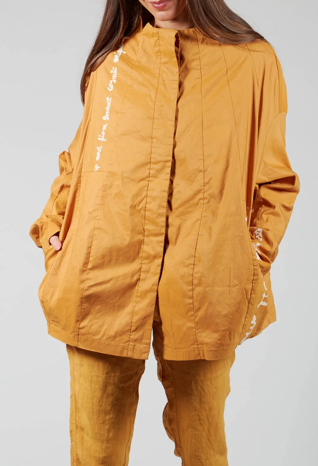 Rundholz Black Label Jackets^High Neck Jacket in Mango Print
