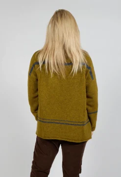 Operificio Neirami Jumpers^High Neck Stripe Jumper in Cedro