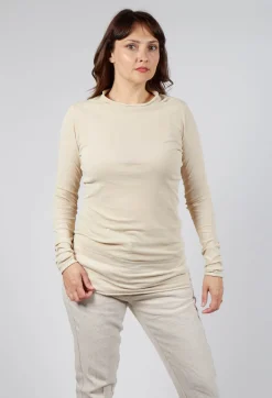 Rundholz Mainline Tops^High Neck Top in Bone
