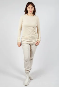Rundholz Mainline Tops^High Neck Top in Bone