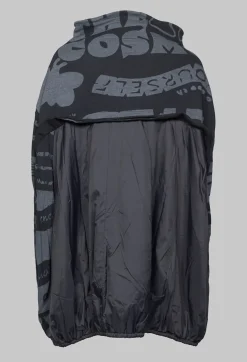 Rundholz Black Label T-shirts^High Neck Top with Contrasting Back Fabric in Black Print