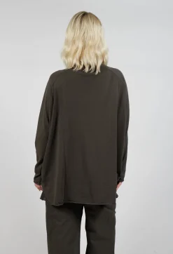 Rundholz Black Label Tops^High Neck Top with Motif in Jungle Jacquard