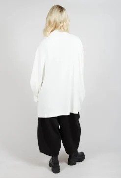Moyuru Jumpers^High Neck Tunic in Cream