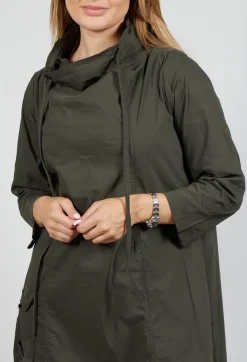 Rundholz Black Label Tops^High Neck Utility Style Dress in Jungle