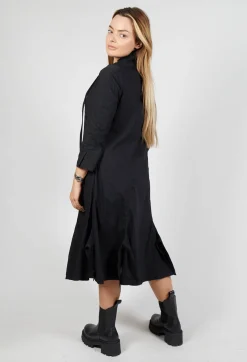 Rundholz Black Label Tops^High Neck Utility Style Dress in Black