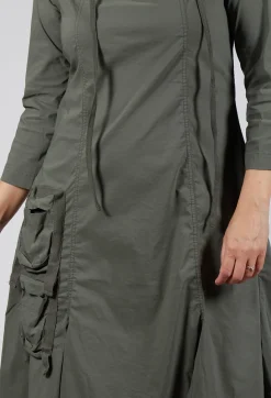 Rundholz Black Label Tops^High Neck Utility Style Dress in Camp