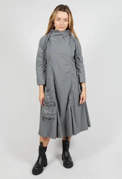 Rundholz Black Label Tops^High Neck Utility Style Dress in Rock