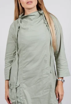 Rundholz Black Label Tops^High Neck Utility Style Dress in Defender