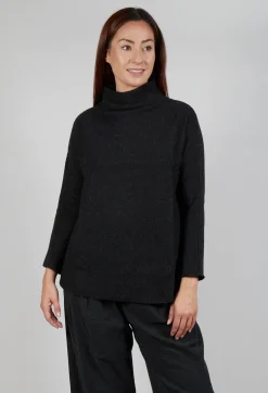 Album Di Famiglia Jackets^High Neck WS in Slate
