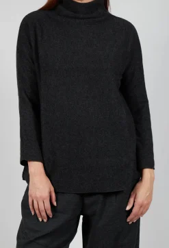 Album Di Famiglia Jackets^High Neck WS in Slate