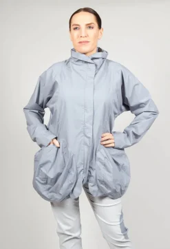 Rundholz Black Label Jackets^High Neck Zip Through Jacket in Water