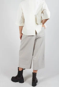SOH Trousers^High Waisted Trousers in Cream