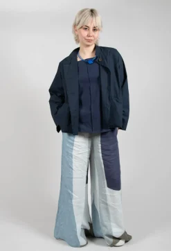Elemente Clemente Trousers^High-Waisted Maki Trousers in Blue