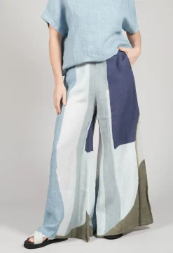 Elemente Clemente Trousers^High-Waisted Maki Trousers in Blue