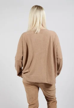 Album Di Famiglia Cardigans^HK V Neck Oversized WS in Sugar