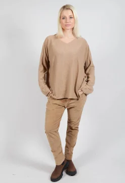 Album Di Famiglia Cardigans^HK V Neck Oversized WS in Sugar