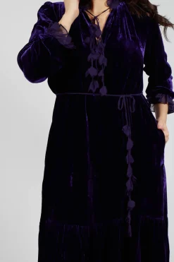 Bianco Levrin Dresses^Holly Dress in Violet
