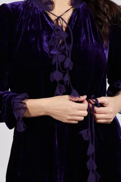 Bianco Levrin Dresses^Holly Dress in Violet