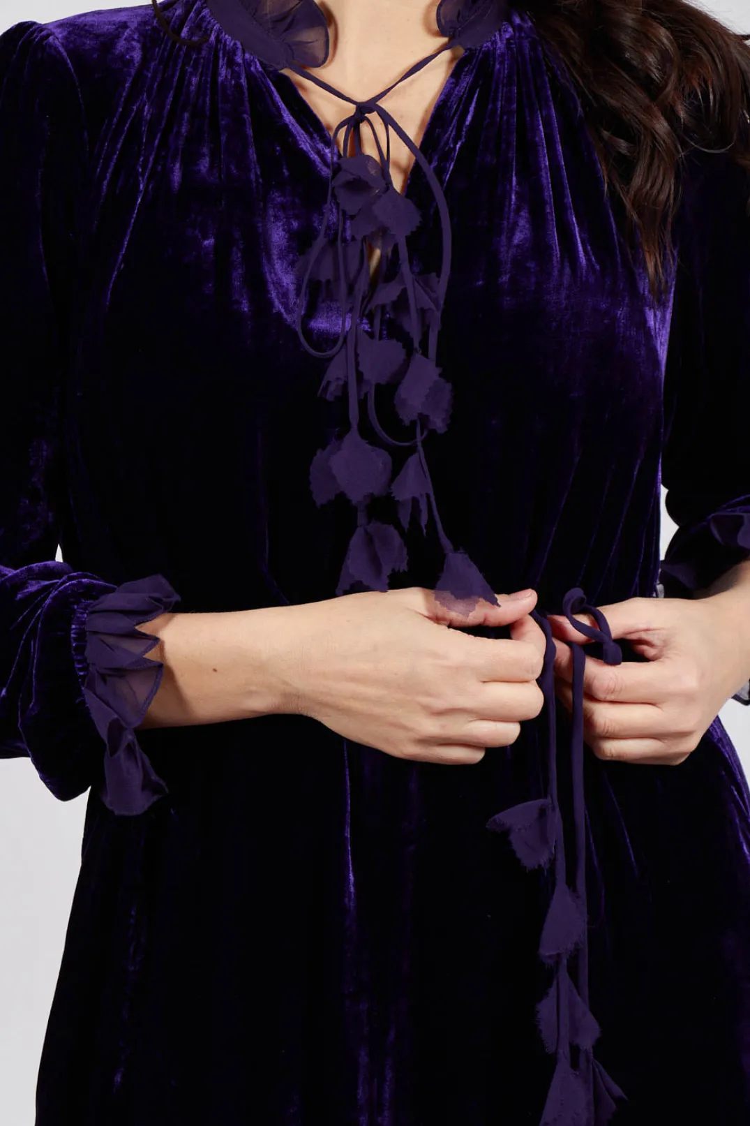 Bianco Levrin Dresses^Holly Dress in Violet