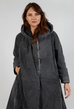 Amici Coats^Hooded Jacket in Pewter