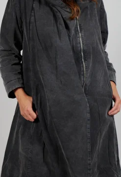 Amici Coats^Hooded Jacket in Pewter