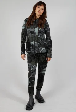 Rundholz Black Label Jackets^Hooded Jersey Jacket in Multicolour