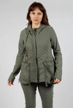 Rundholz Black Label Jackets^Hooded Utility Jacket in Camp