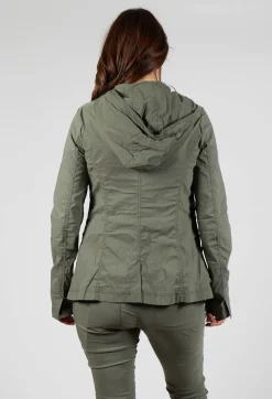 Rundholz Black Label Jackets^Hooded Utility Jacket in Camp