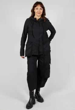Rundholz Black Label Jackets^Hooded Utility Jacket in Black