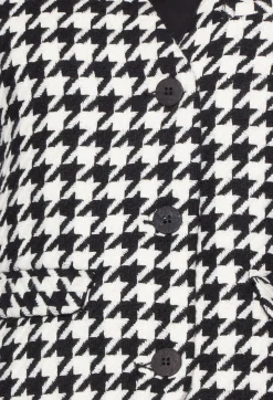 Marc Point Jackets^Hounds Tooth Printed Waistcoat in 1000