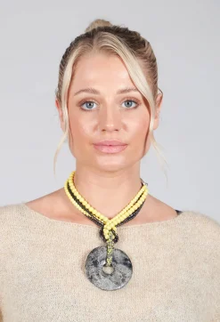Beatrice Markatos Necklaces^Howlite Necklace in Yellow