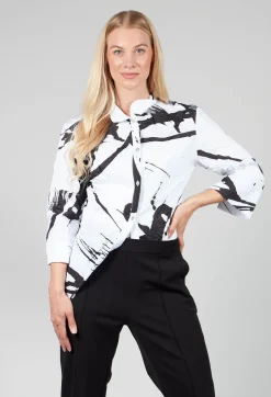 Xenia Design Shirts & Blouses^HULE Shirt in Black White Colourful