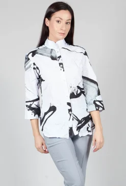 Xenia Design Shirts & Blouses^HULE Shirt in Black White Colourful