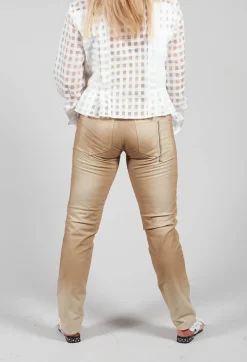 High Trousers^Inform Trousers in Washed Beige