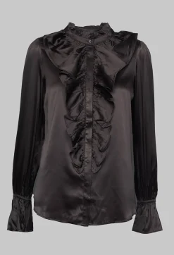 Dea Kudibal Shirts & Blouses^Ingeborg Shirt with Ruffles in Chocolate