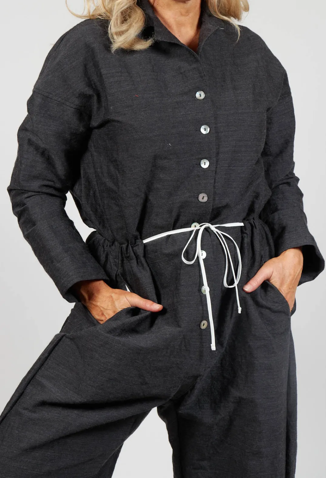 Album Di Famiglia Jumpsuits^Inox Jumpsuit in Slate