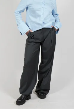 IXOS Trousers^Irene Straight Leg Trouser in Antracite