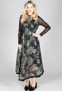 Xenia Design Dresses^Irmo Dress in Gold-Black