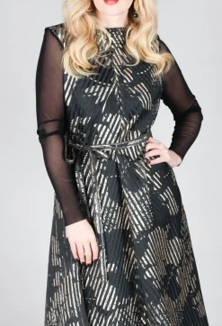 Xenia Design Dresses^Irmo Dress in Gold-Black