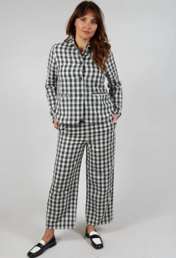 Aequamente Jackets^Jacket in Asfalto Check