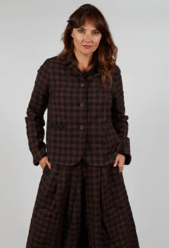 Aequamente Jackets^Jacket in Ebano Check