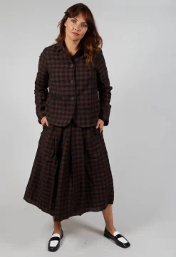Aequamente Jackets^Jacket in Ebano Check