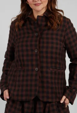 Aequamente Jackets^Jacket in Ebano Check