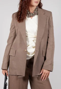 Malloni Jackets^Jacket Plagliaccio in Pecan